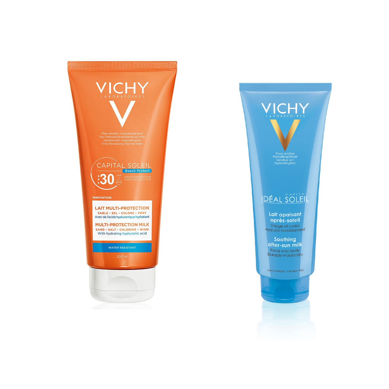 VICHY CAPITAL SOLEIL BEACH PROTECT LATTE SPF30 + DOPOSOLE 100 ML